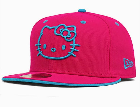 Gambar Topi Hello Kitty Lucu Pink Biru Imut Hat Hello Kitty 