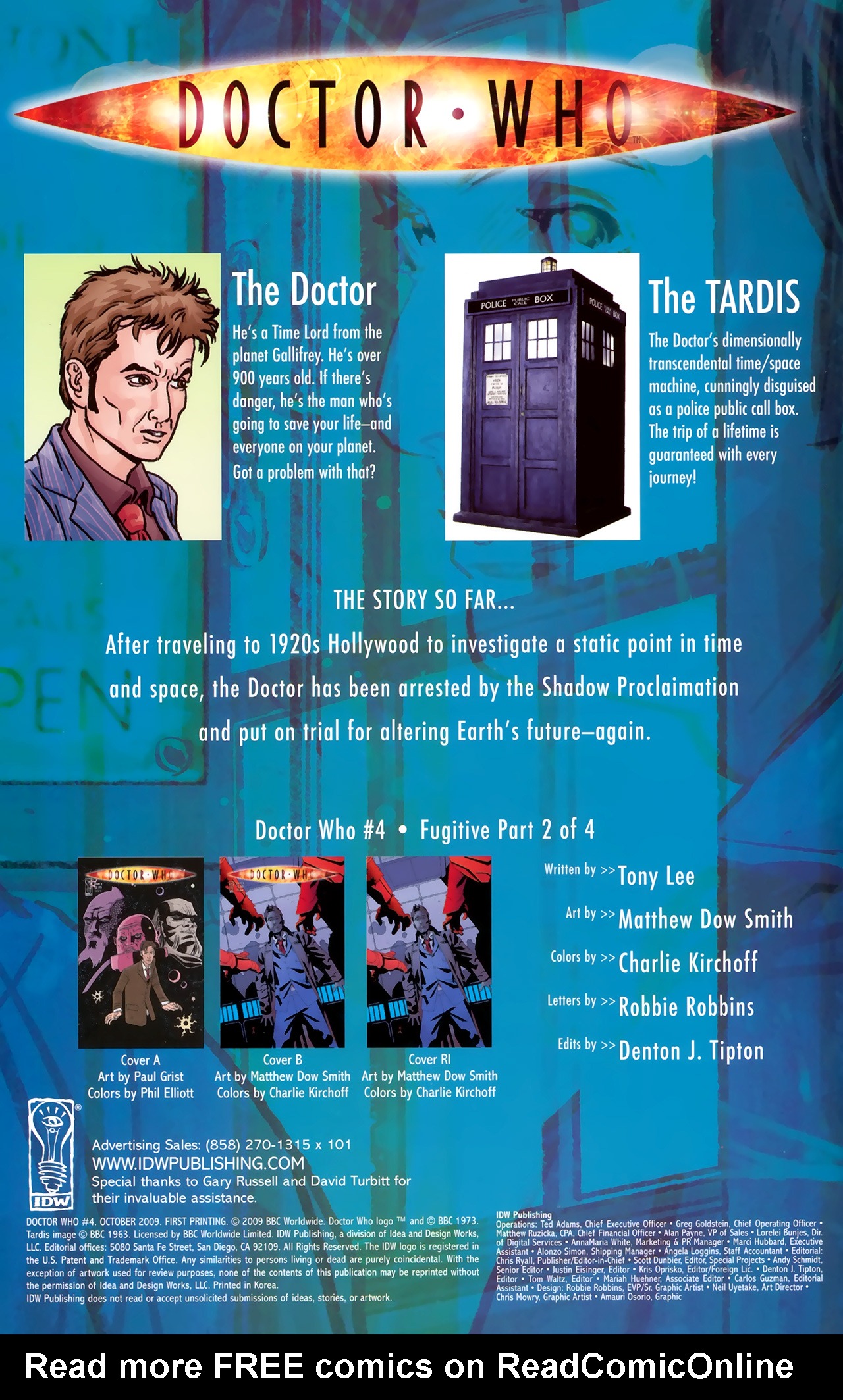 Read online Doctor Who (2009) comic -  Issue #4 - 3