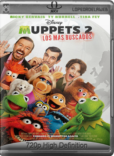 Muppets 2: Los Más Buscados (2014) BRrip 1080p Dual