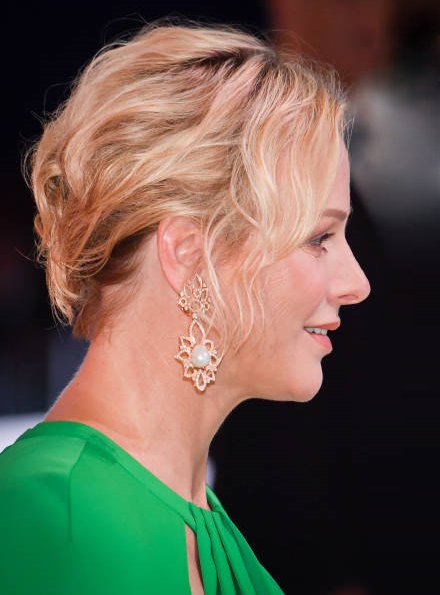 Repossi gold pearl diamond earrings