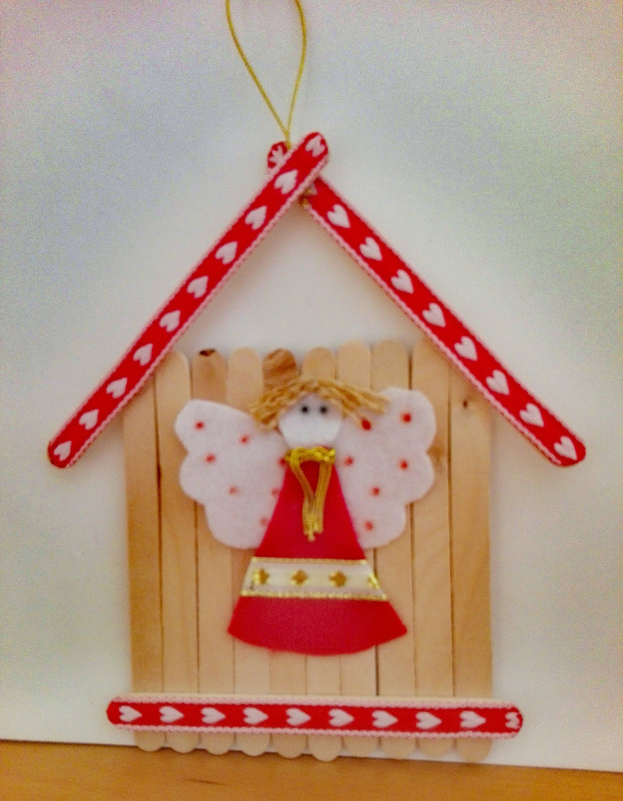 Decorazioni Natalizie Lavoretti Di Natale Con Bastoncini Del Gelato.Decorazioni Natalizie Con Stecchi Del Gelato