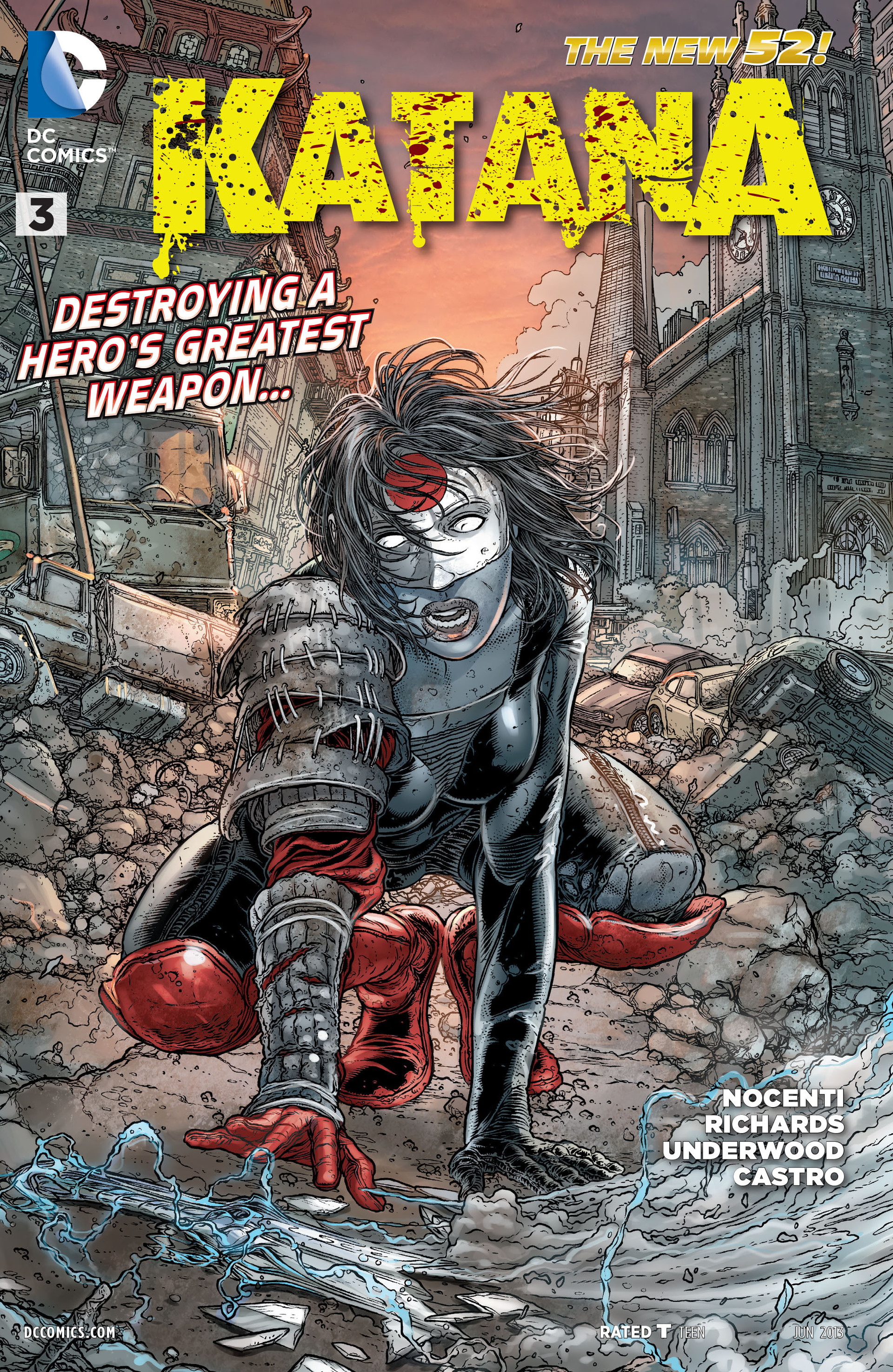 Read online Katana comic -  Issue #3 - 1