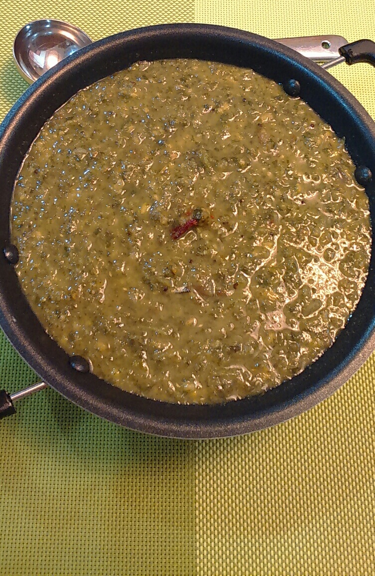 sarguna's fantabulous kitchen Keerai Curry/Spinach Curry