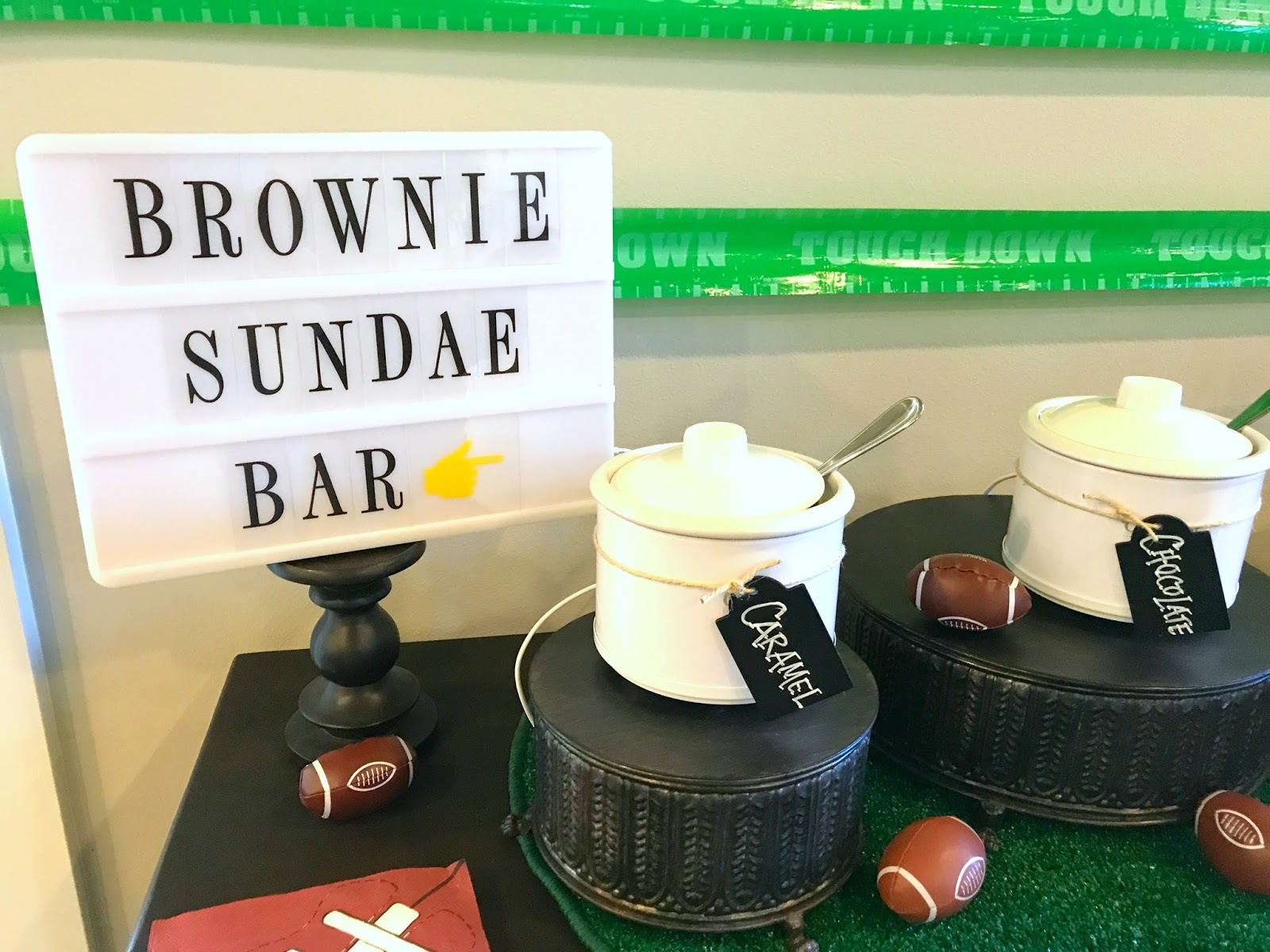 michelle paige blogs Brownie Dessert Bar for the Football Fan
