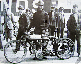 600cc triumph tt racer at the