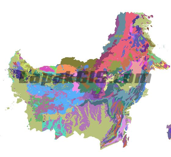 Peta Geologi Seluruh Indonesia format SHP Shapefile Full