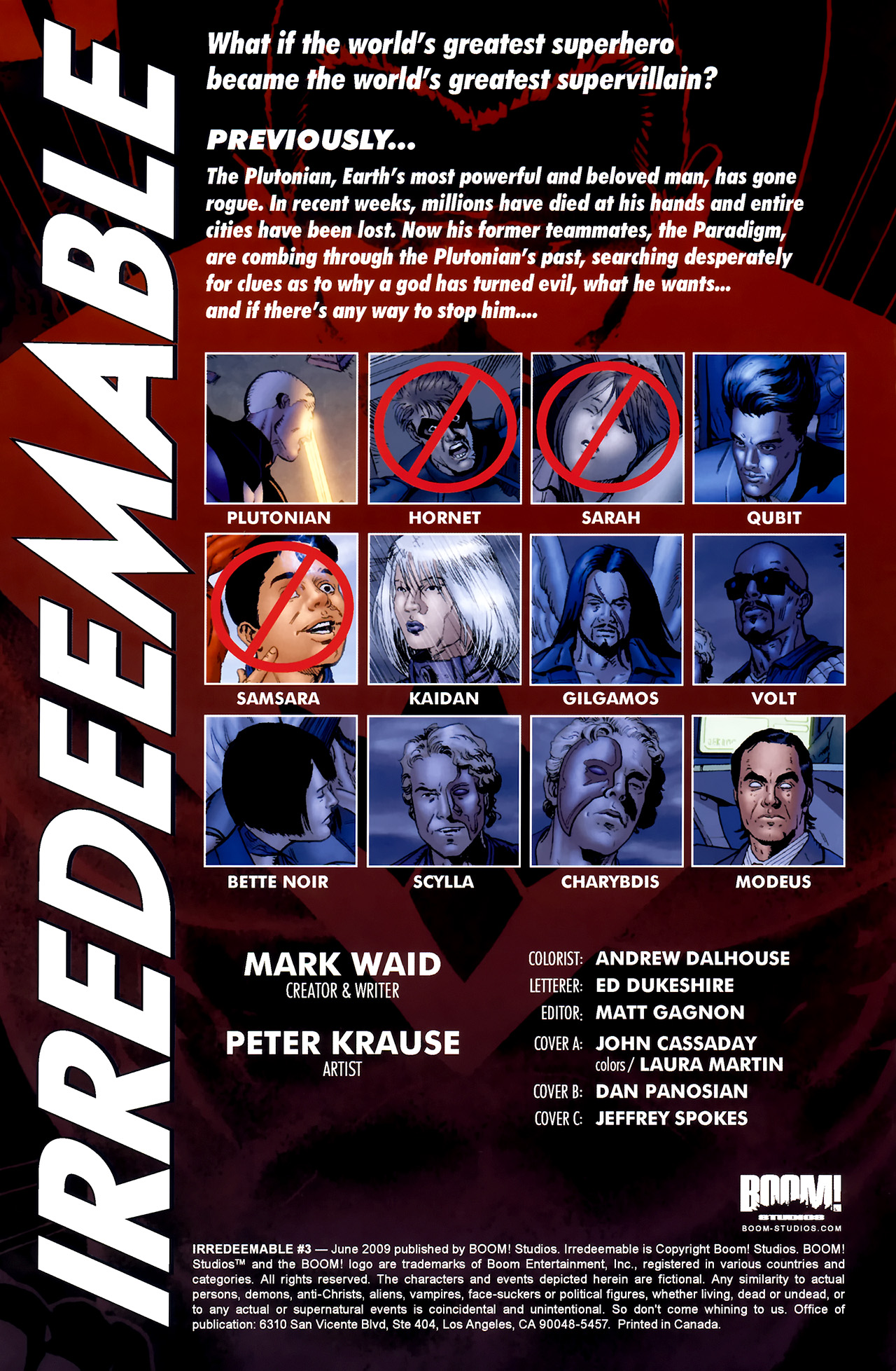 Read online Irredeemable comic -  Issue #3 - 4