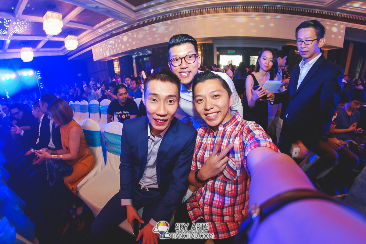 A #TCSelfie with Dato Lee Chong Wei before the event start