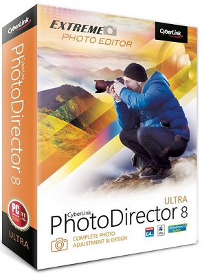 CyberLink PhotoDirector Ultra 9.0.2504.0 poster box cover