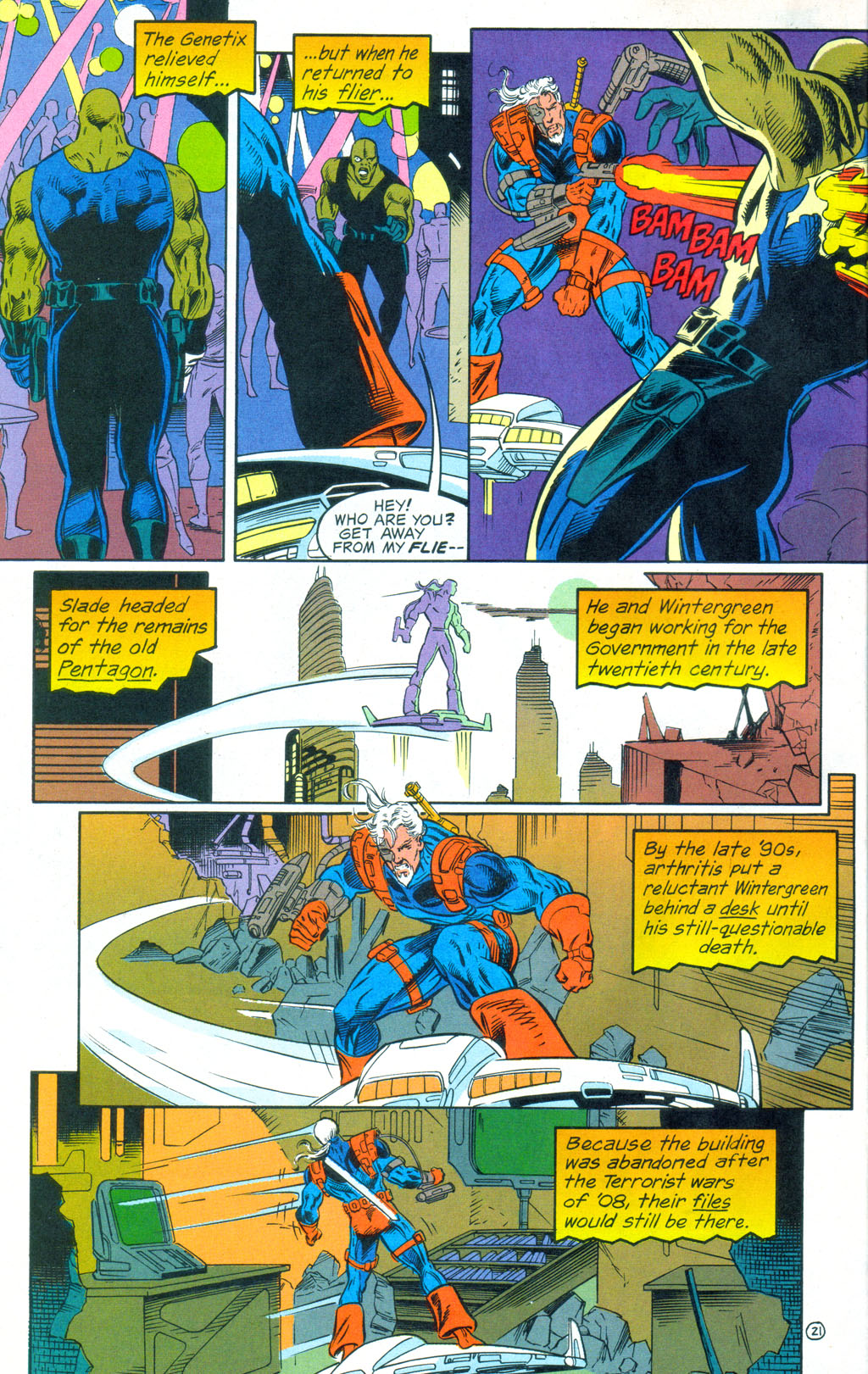 Deathstroke (1991) Annual 3 #3 - English 22