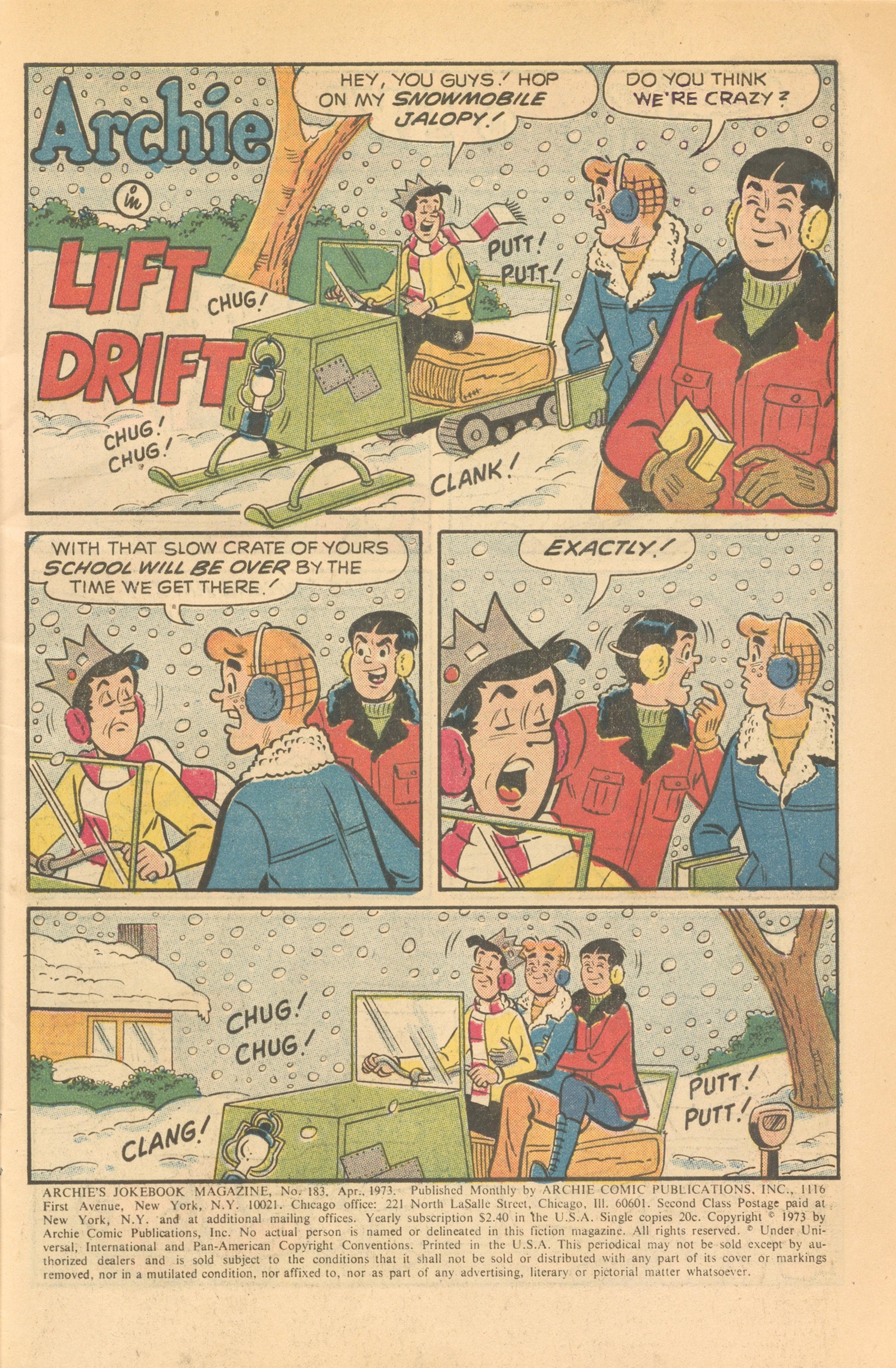 Read online Archie's Joke Book Magazine comic -  Issue #183 - 3