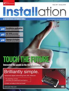 Installation 187 - January 2016 | ISSN 2052-2401 | TRUE PDF | Mensile | Professionisti | Tecnologia | Audio | Video | Illuminazione
Installation covers permanent audio, video and lighting systems integration within the global market. It is the only international title that publishes 12 issues a year.
The magazine is sent to a requested circulation of 12,000 key named professionals. Our active readership primarily consists of key purchasing decision makers including systems integrators, consultants and architects as well as facilities managers, IT professionals and other end users.
If you’re looking to get your message across to the professional AV & systems integration marketplace, you need look no further than Installation.
Every issue of Installation informs the professional AV & systems integration marketplace about the latest business, technology,  application and regional trends across all aspects of the industry: the integration of audio, video and lighting.