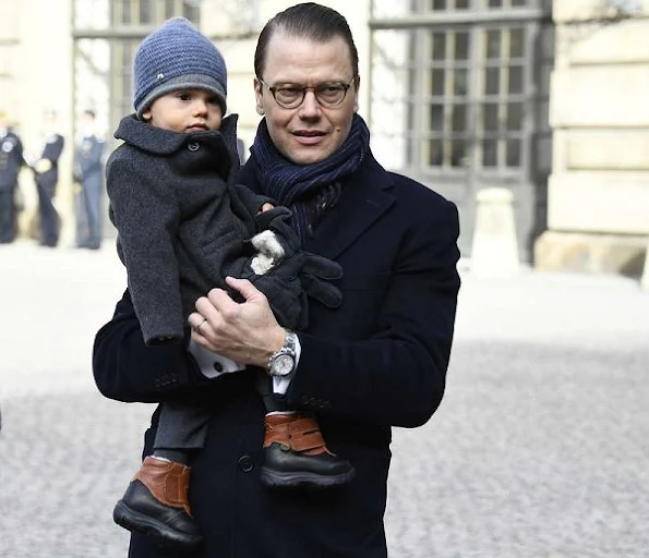 Crown Princess Victoria, Prince Daniel and Princess Estelle and Prince Oscar attended festivities to celebrate the Crown Princes's name day at the Royal Palace