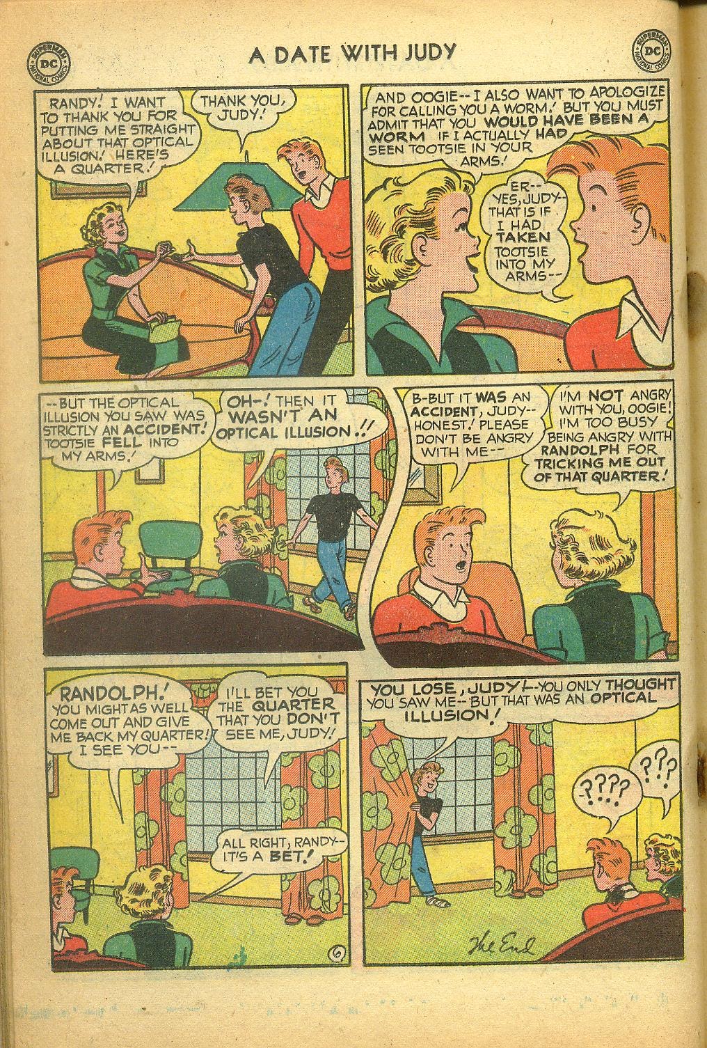 Read online A Date with Judy comic -  Issue #23 - 26
