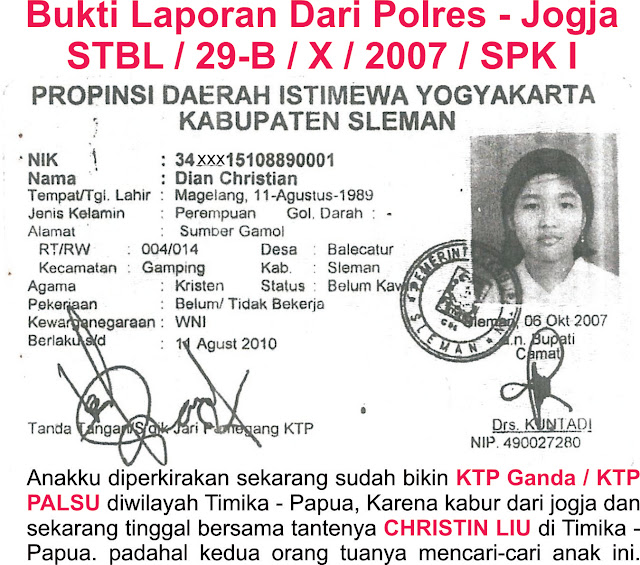 Anak hilang Penculikan E KTP Ganda ASPAL Istri kabur Anak hilang Penculikan E KTP Ganda ASPAL Istri kabur