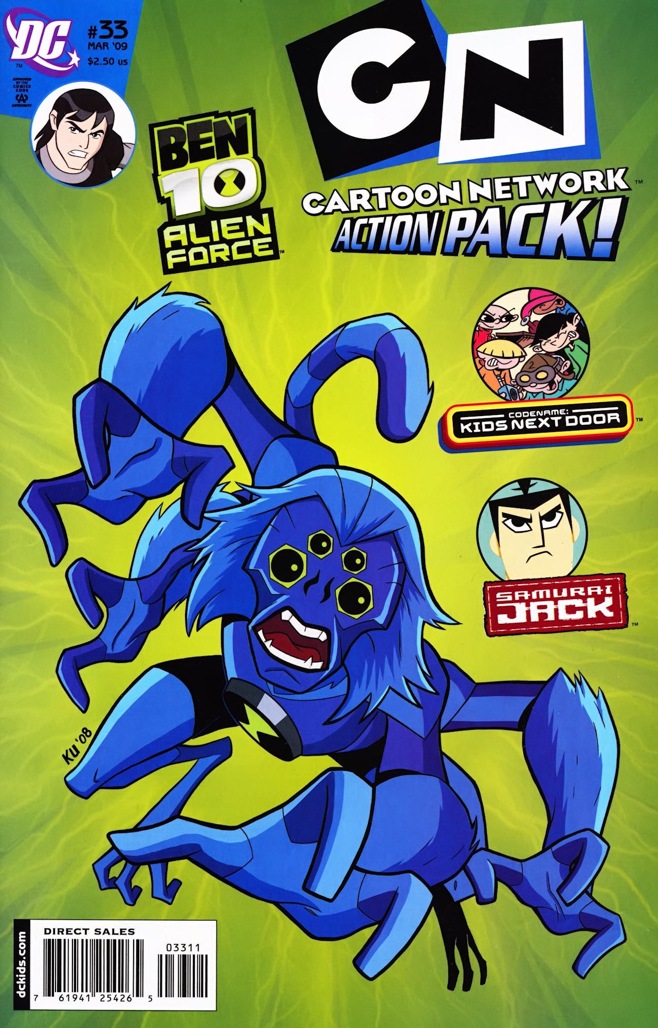 Read online Cartoon Network Action Pack comic -  Issue #33 - 1