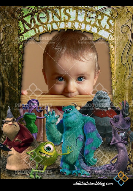 Child`s Monster inc Selfie Frame