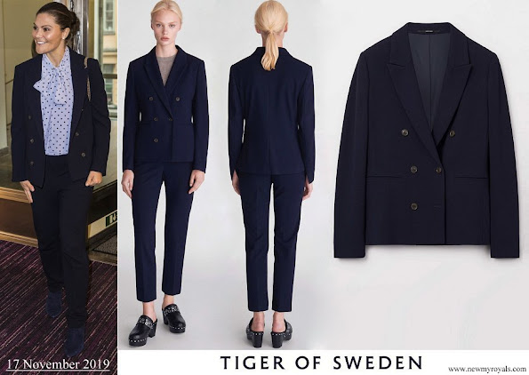 Crown Princess Victoria wore Tiger of Sweden Molena Blazer