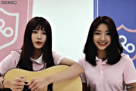 아이돌학교 결방대신 페이스북 생방송 몇몇 조합 움짤들.gif | 인스티즈