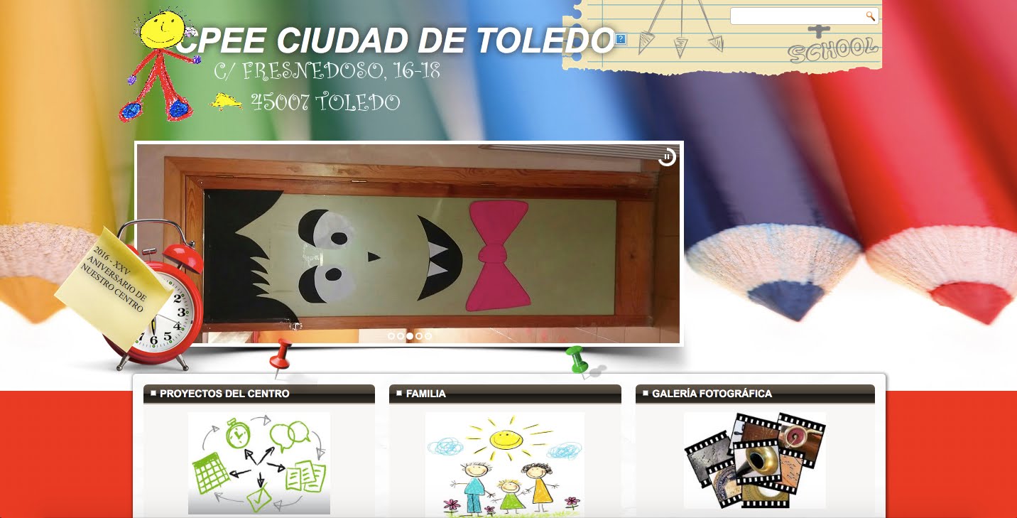 Página web del CEE Ciudad de Toledo.