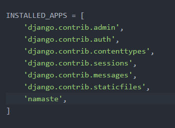 create django app