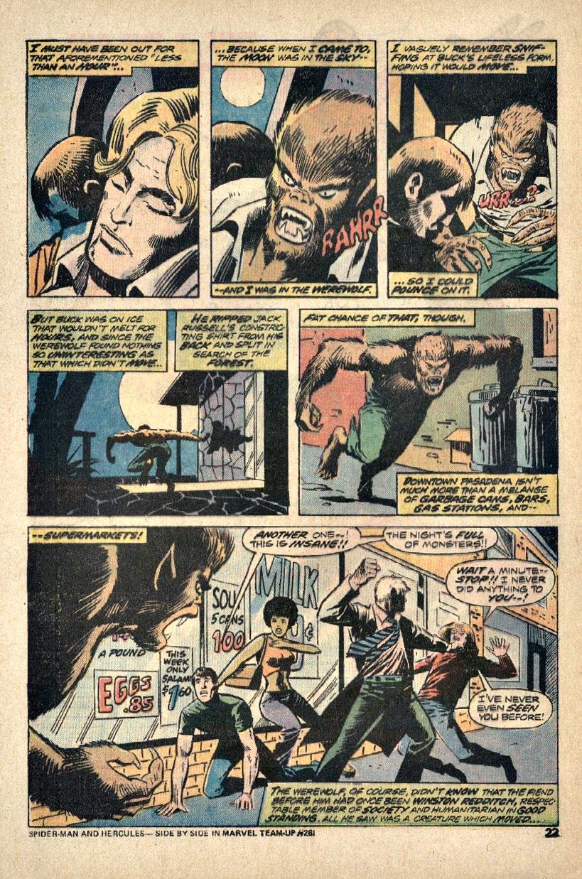 Read online Werewolf by Night (1972) comic -  Issue #24 - 16