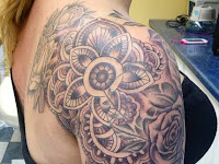 Flower Mandala Arm Tattoo Designs
