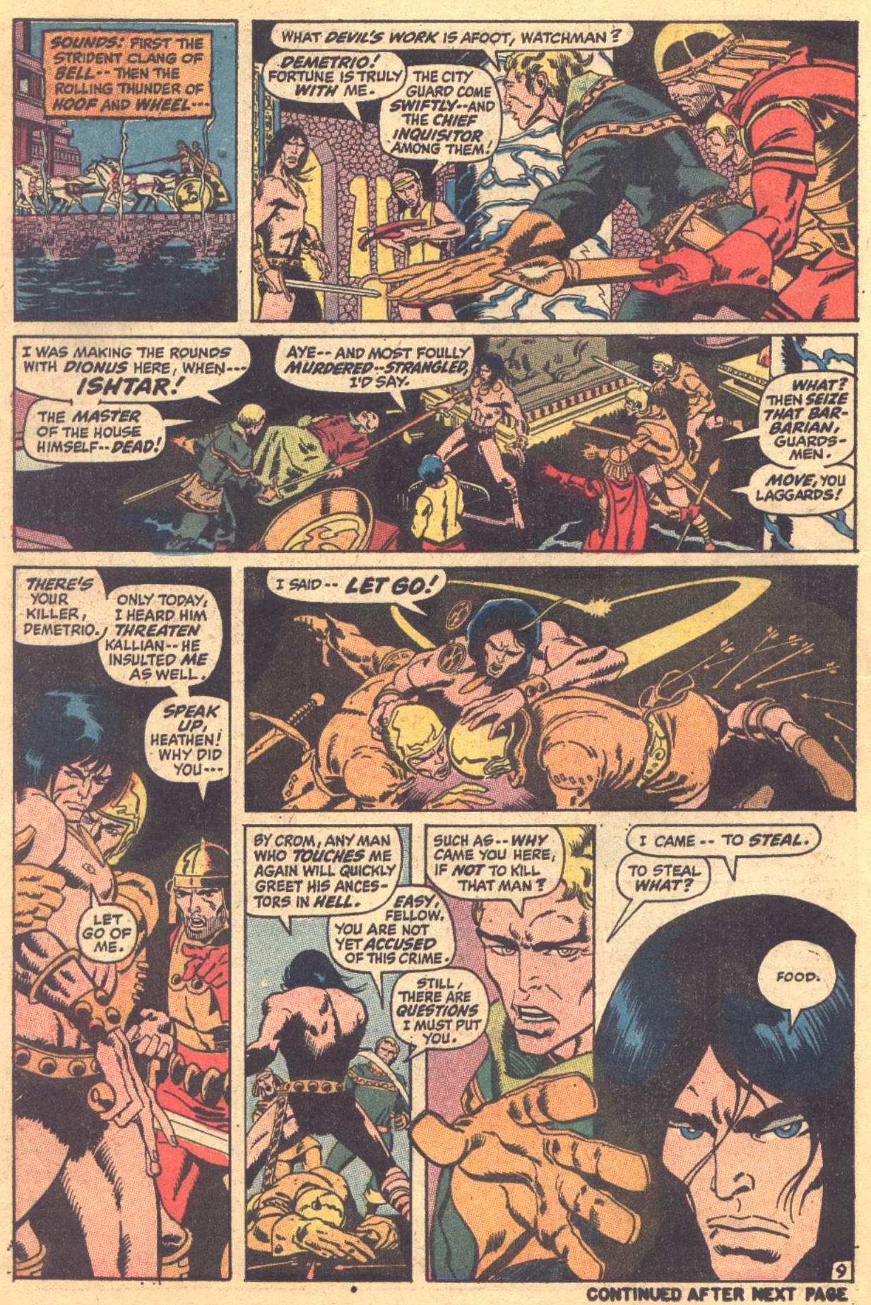 Read online Conan the Barbarian (1970) comic -  Issue #7 - 10