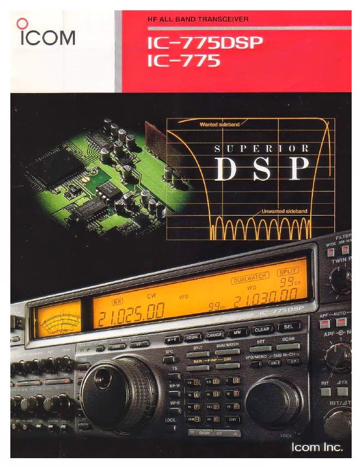 iv3hls ham radio tales: ICOM IC-775DSP: Il felice incontro di due ...