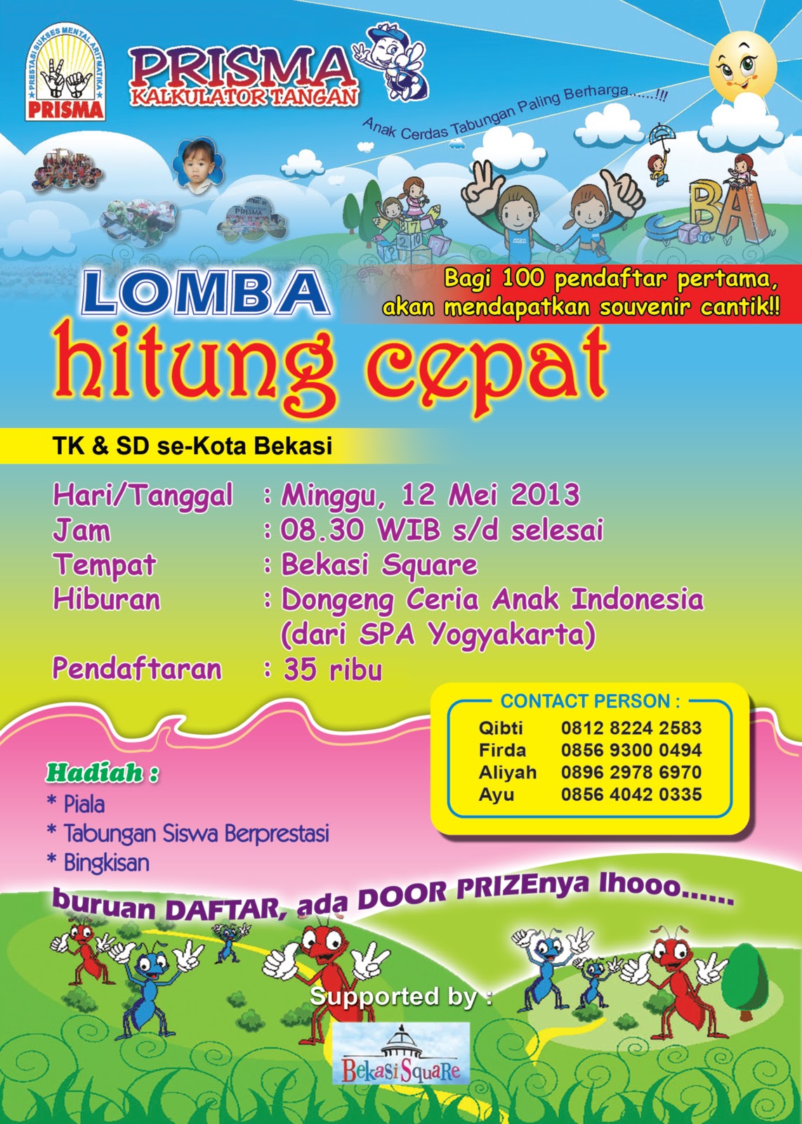 LOMBA BERHITUNG CEPAT TK DAN SD SEKOTA BEKASI MOOO_MOON