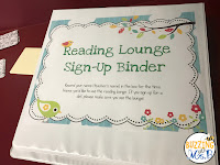 Sign-in binder.