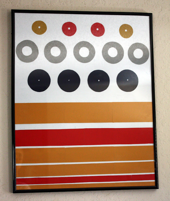 DIY Wall Art Using Paint Chips