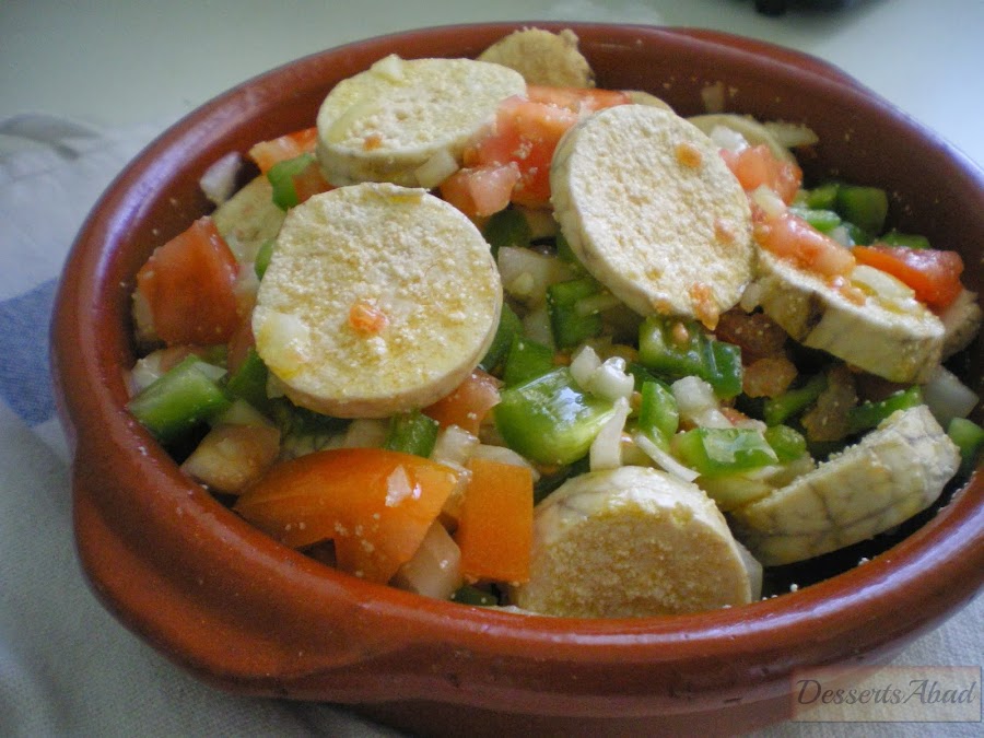 Picadillo de huevas o huevas aliñás