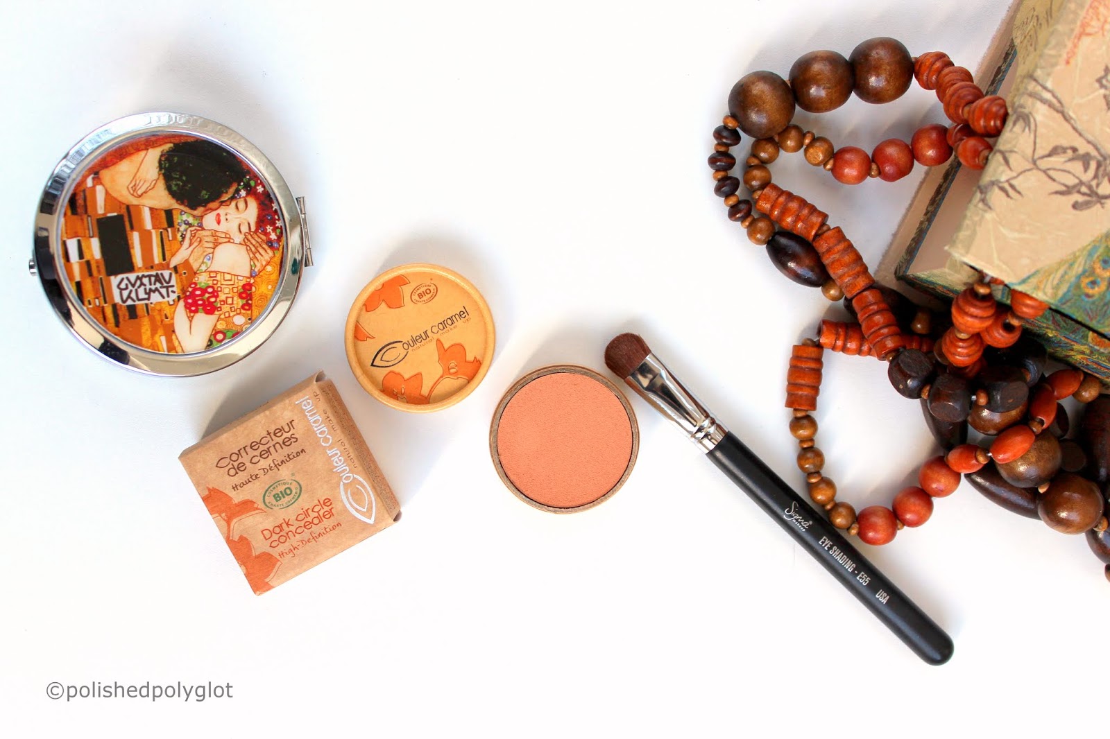 Introducing Organic Makeup into my routine Couleur Caramel Dark Circle