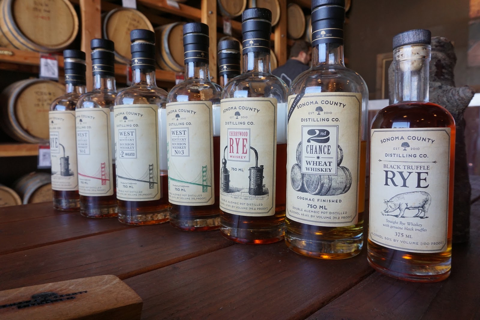 Visiting Sonoma County Distilling and West of Kentucky Bourbon No.3...