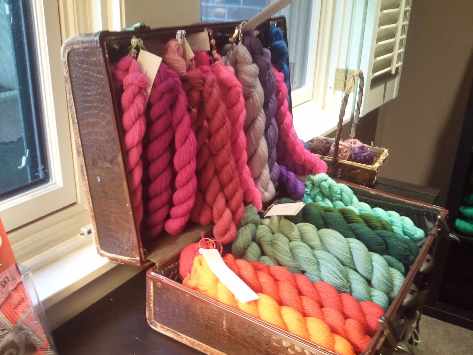 The Wool Shed This Suitcase Holds a Treasure of Yarn