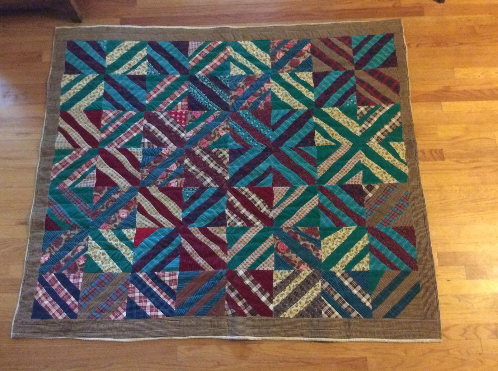 Pond Hollow Quilts Another Vintage String Corduroy Quilt