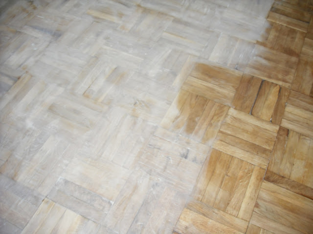 El taller : Restauración suelo de madera...