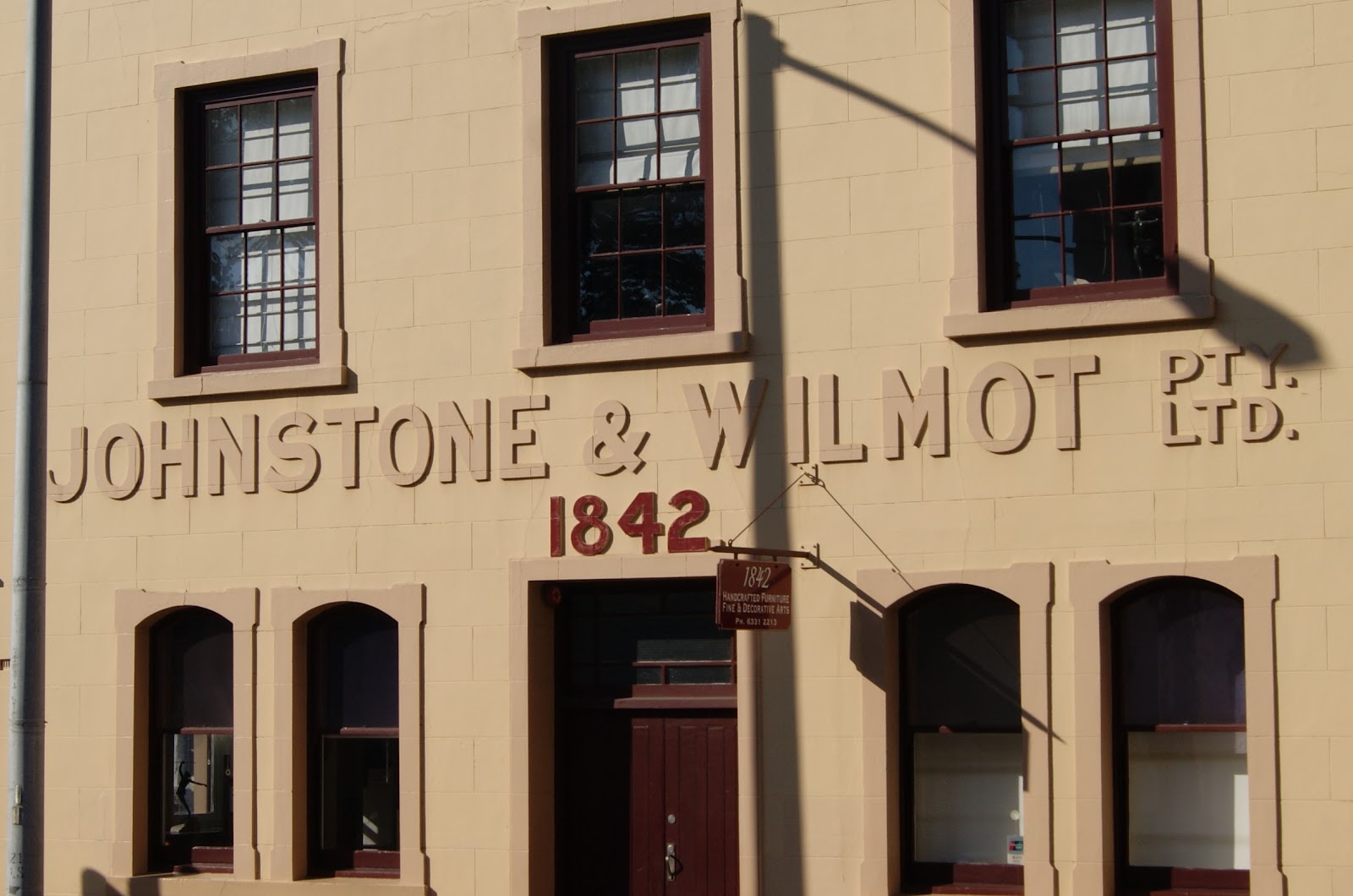 On The Convict Trail Johnstone & Wilmot Building, Launceston