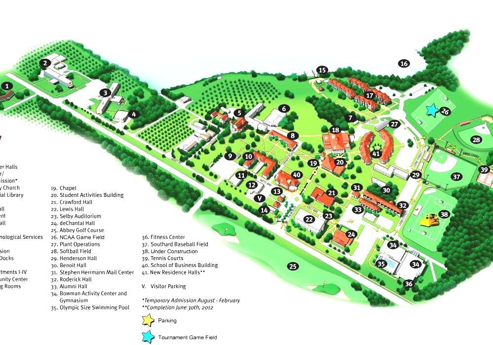 St Leo University Campus Map
