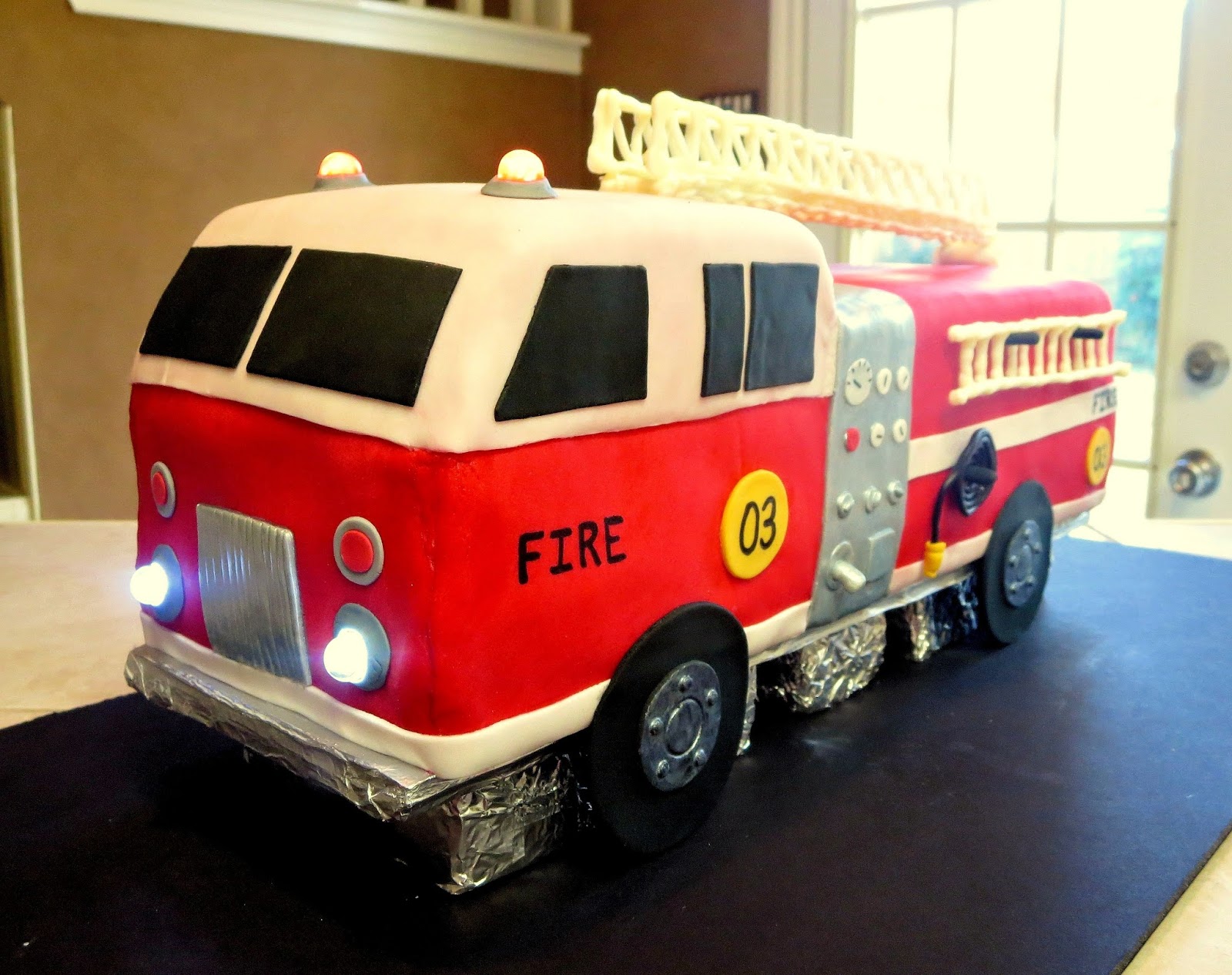 My Cake Corner Fire Truck Cake January 2014