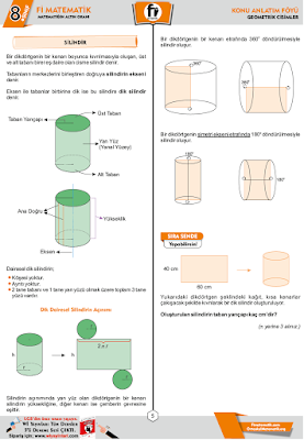 8 sinif geometrik cisimler konu anlatim foyu fimatematik com ortaokul matematik rehberi