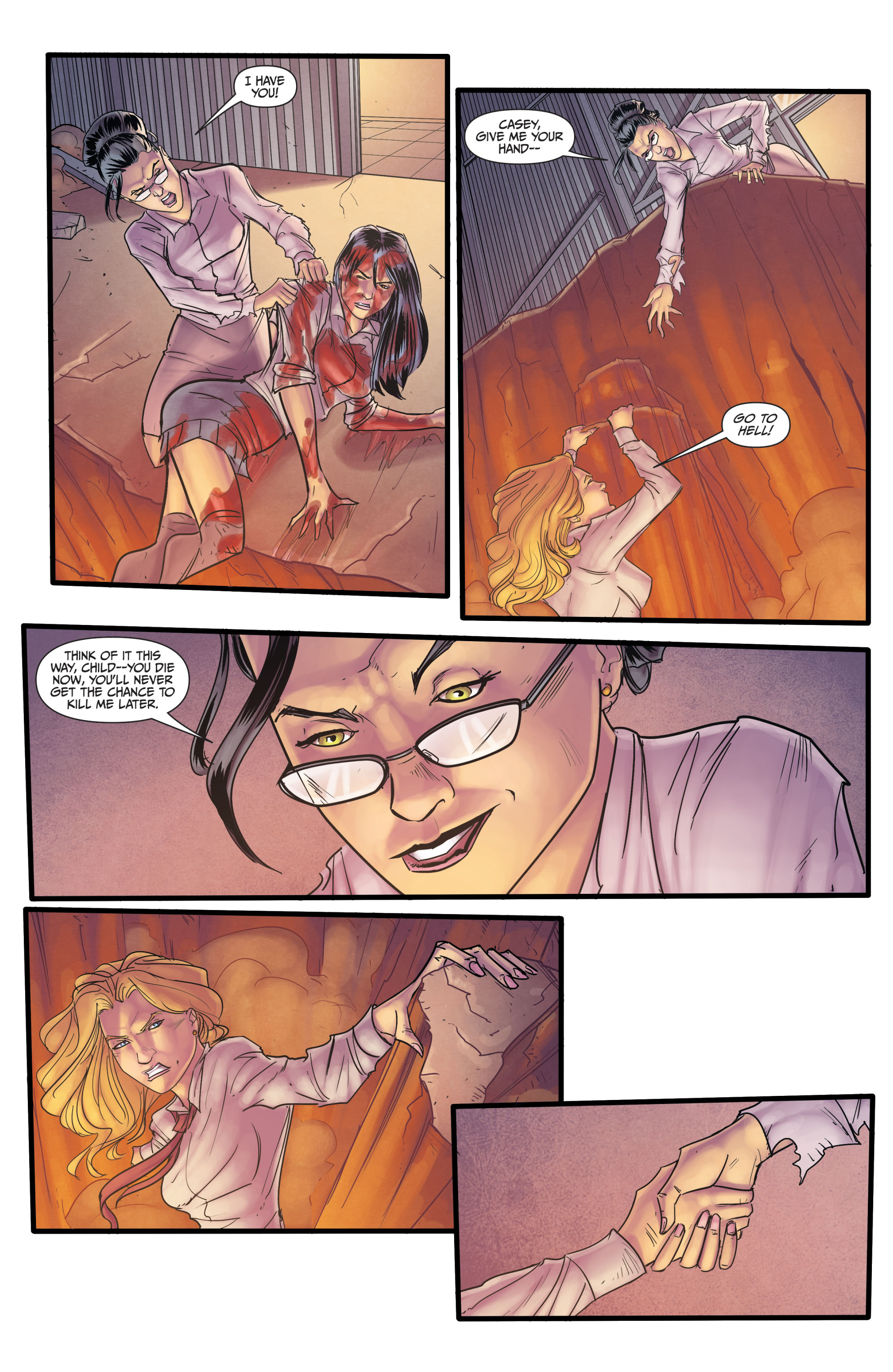 Read online Morning Glories comic -  Issue #5 - 24