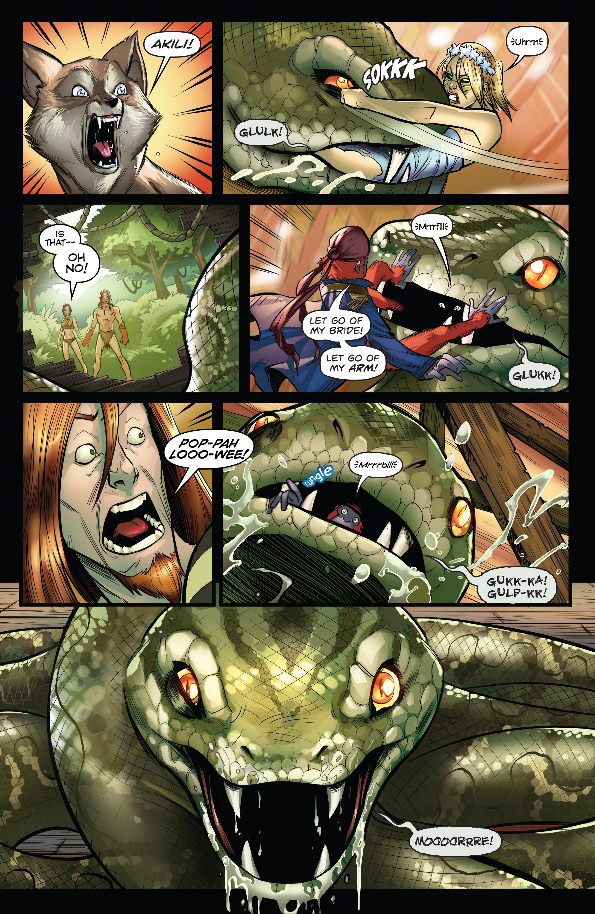 Read online Grimm Fairy Tales presents The Jungle Book: Fall of the Wild comic -  Issue #3 - 13
