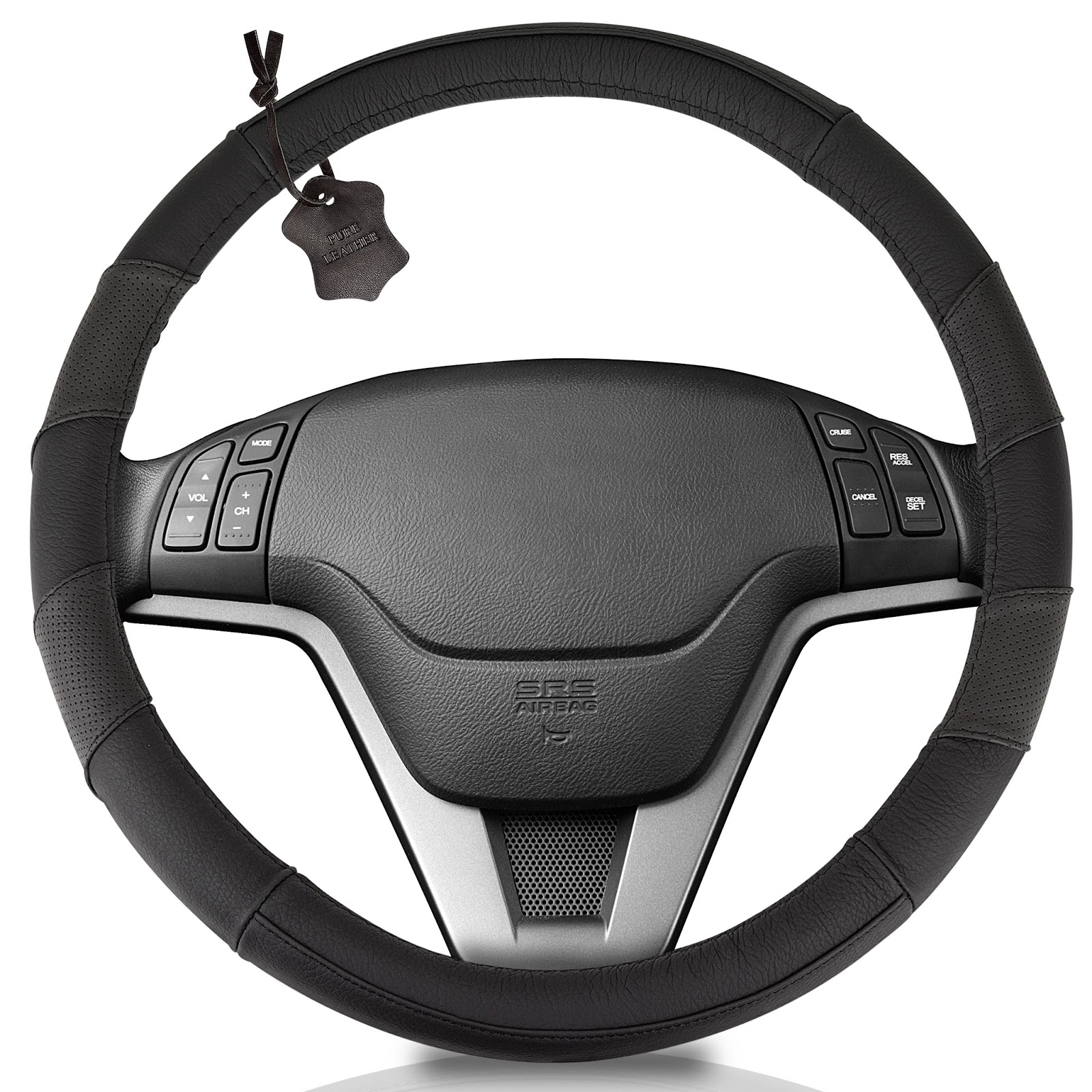 Genuine Black Leather Steering Wheel Images Gallery Hydro Gizmos