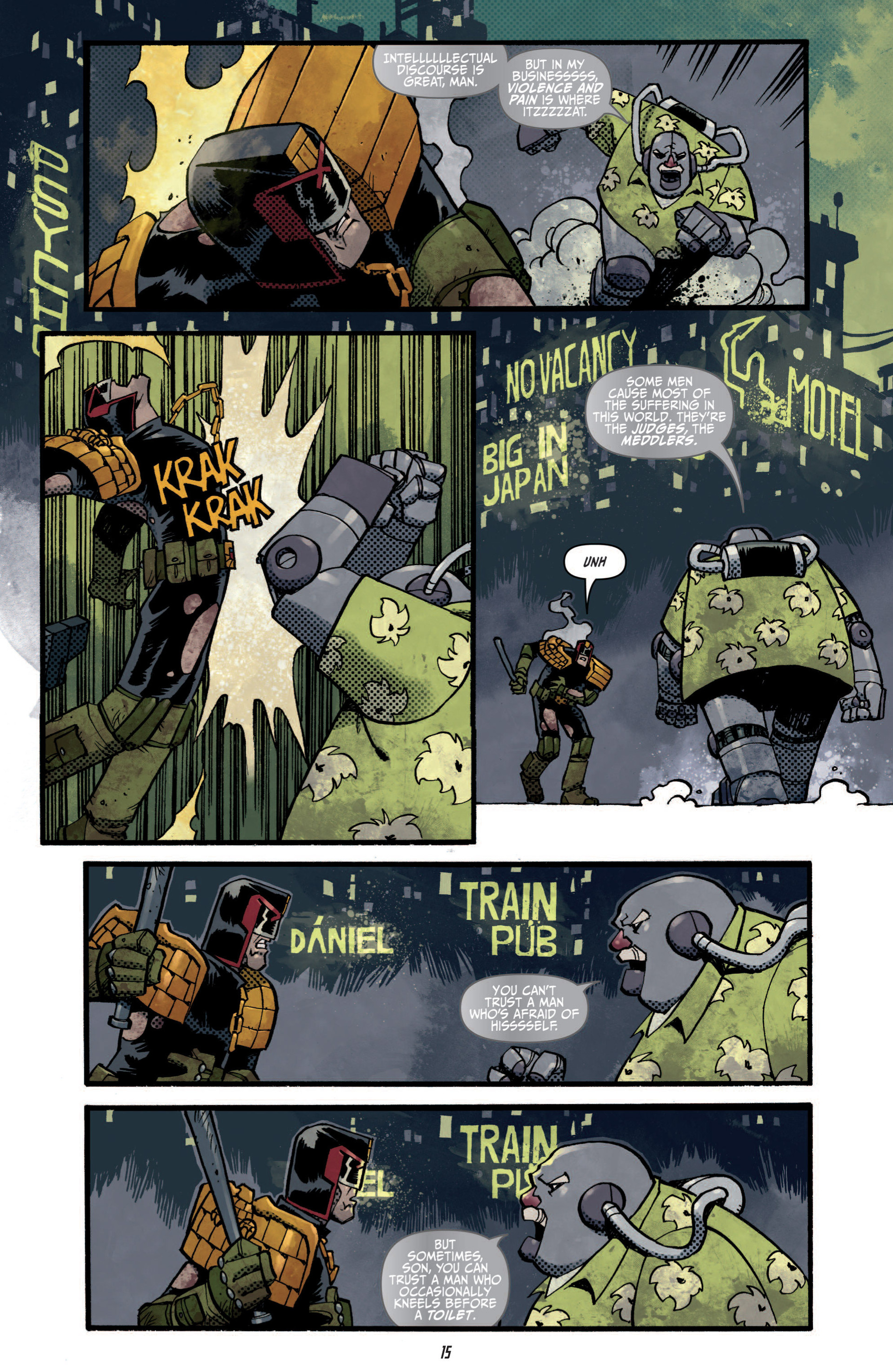 Read online Judge Dredd (2012) comic -  Issue #5 - 17