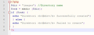 How to Create Directory Using php