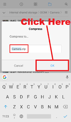 how to make zip file on mobile