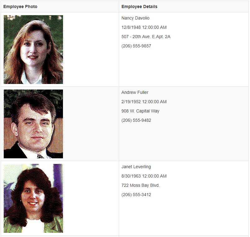 Repeater  Server Control In  Forms With Bootstrap And Entity Framework