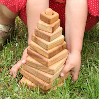 Lotes Toys Wooden Stacking Square (PY01)